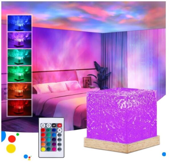 Ocean4 3D Water Ripple Effect Projection Lamp